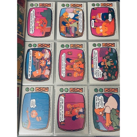 NEW - 1990 The Simpsons Topps Trading Cards - Complete Set - Picture 8 of 10
